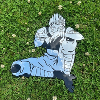 Plus de 100 designs, forme personnalisée, Hunter X Hunter Gaara, anime, miroir en PVC, décoration murale, dessin animé, fait main