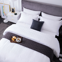 Collection de linge de lit Grand Patrician Marriott Signature Hotel, 300 fils, Hilton Direct, ensemble de draps, oreiller et couette