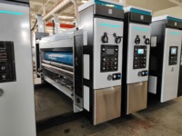 Nueva Máquina de Impresión, Ranurado y Troquelado Automática de Alta Velocidad de 4 Colores, Dession DX0922, Tamaño Máximo de Hoja 900x2200mm, Cartón 1