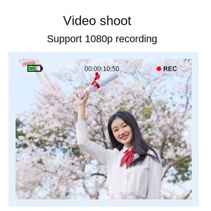 كاميرا رقمية للأطفال بدقة 4K للفيديو و1080P للصور بدقة 48 ميجابكسل مع تكبير 16X وشاشة 2.4 بوصة قابلة لإعادة الشحن ومحمولة هدية للأطفال للتصوير - Product Image 3