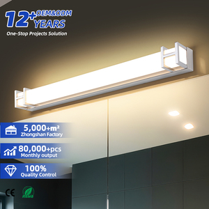 Modern <b>LED</b> Touch Control Stainless Steel Bathroom Vanity <b>Lighting</b> Waterproof Wall Lamp Simple Makeup Mirror Headlight Wall - Product Image 1