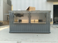 Maison préfabriquée en conteneur, maison extensible en conteneur, restaurant mobile en conteneur, bar et café avec cuisine complète en conteneur