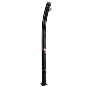 Ducha de <span class=keywords><strong>Piscina</strong></span> <span class=keywords><strong>redonda</strong></span> de lujo, venta al por mayor, cascada de lluvia negra, Panel de columna de ducha completo, ducha al aire libre para <span class=keywords><strong>piscina</strong></span> y jardín - Product Image 2