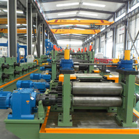 Machine automatique de fabrication de tubes ERW pour ligne de production de tuyaux soudés en acier au carbone, marque TengTian, conception à haute rigidité avec roulement de moteur