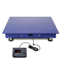 Báscula de Plataforma de Alta Resistencia de 1x1m a 1.5x1.5m con Pantalla LED y Soporte OEM