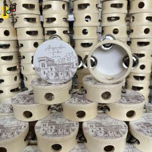<span class=keywords><strong>Tamburelli</strong></span> Personalizzati da 10 cm (4 Pollici) per Alta Stagione, Mini Tamburello a Mano Giocattolo, Bomboniera per <span class=keywords><strong>Matrimonio</strong></span>, Articolo per Feste e Chiesa - Product Image 2