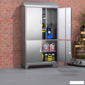 <span class=keywords><strong>Armoire</strong></span> <span class=keywords><strong>de</strong></span> <span class=keywords><strong>rangement</strong></span> extérieure en acier inoxydable grande capacité, étanche, anti-UV, <span class=keywords><strong>pour</strong></span> outils <span class=keywords><strong>de</strong></span> jardin, <span class=keywords><strong>armoire</strong></span> <span class=keywords><strong>de</strong></span> <span class=keywords><strong>rangement</strong></span> <span class=keywords><strong>pour</strong></span> articles divers <span class=keywords><strong>de</strong></span> balcon - Product Image 1