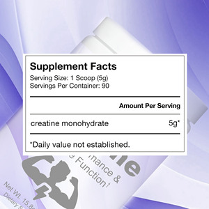 3-in-1 Muscle Support Creatine Monohydrate Powder Creatine Muscle Growth Strength Brain Function Sports Nutrition Powder - Product Image 2