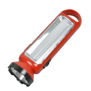 Оптовая продажа, высококачественный пластиковый фонарь для кемпинга, перезаряжаемый светодиодный фонарик с боковой подсветкой