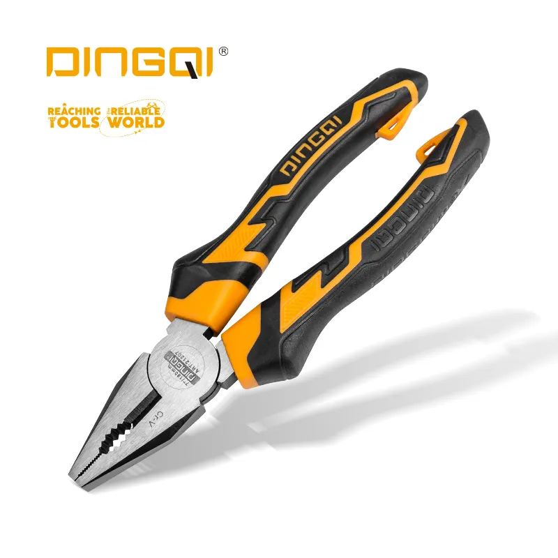 Dingqi Wire Cutter Voor Elektricien Reparatie Klem Tang Combinatie Staal Hoge Kwaliteit 6 Inch Multi Functionele Tpr Handvat Cn; kip