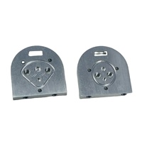 Pièces de compresseurs d'air usinées par service d'usinage CNC, fraisage CNC 5 axes, acier inoxydable/cuivre/aluminium 6063 anodisé clair