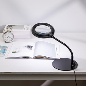 <span class=keywords><strong>Loupe</strong></span> à clipser réglable, <span class=keywords><strong>loupe</strong></span> <span class=keywords><strong>de</strong></span> bureau portable ronde/carrée pour la lecture des personnes âgées - Product Image 2