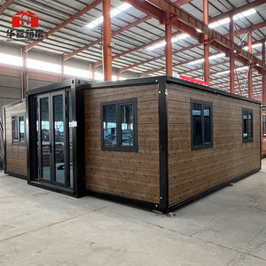 Casa Prefabbricata Moderna con 3-4-5 Camere da Letto Pronta per la Spedizione, Casa Container Espandibile <span class=keywords><strong>in</strong></span> Acciaio da 20Ft 40Ft <span class=keywords><strong>in</strong></span> <span class=keywords><strong>Vendita</strong></span> - Product Image 1