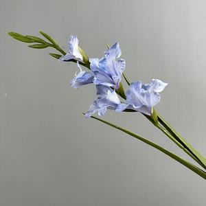 Nouvel arrivage de fleurs artificielles de glaïeul en soie rose à longue tige pour la <span class=keywords><strong>d</strong></span>écoration <span class=keywords><strong>d</strong></span>'hôtel de mariage - Product Image 6