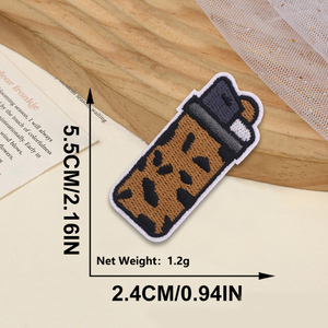 Offre Spéciale nouvelle arrivée en vrac Stock prix de gros café motif léopard fer sur broderie bricolage décoration patchs - Product Image 3