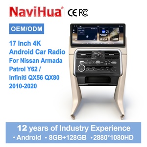 17" 4K Screen Multimedia Android Car Radio for Infiniti QX56 QX80 for Nissan Armada Patrol Y62 <b>Auto</b> Head Unit 2026 Latest Design - Product Image 6