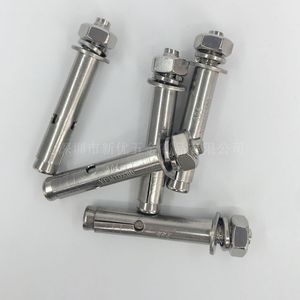 304 Stainless Steel Expansion Bolt M6x60 80 Barrel Hardware <b>Clamp</b> For General Industry - Product Image 3