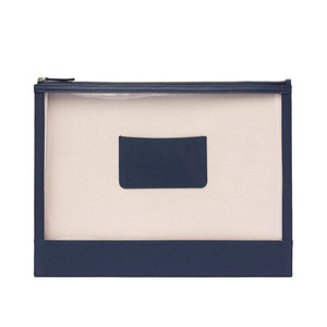 Carpeta de archivos personalizada, portadocumentos de cuero, organizador de archivos, sobre de archivo, funda para tableta con cremallera - Product Image 6