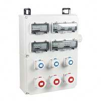 Coffret Électrique Industriel ABS Combiné Mural Antipoussière, Étanche et Antirouille avec Prise Industrielle