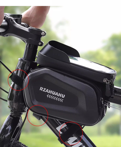 Étui de rangement étanche pour téléphone à écran tactile 7,2 pouces pour cadre avant de VTT/vélo de route, accessoires de cyclisme, sacoche pour vélos électriques et boîtes de vélo - Product Image 2