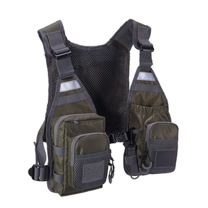 Chaleco de Pesca con Mosca Ultraligero para Hombre y Mujer, Mochila de Pecho Portátil, Talla Única - Product Image 1