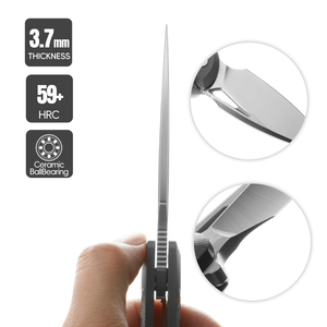 Couteau pliant LONSDOW D2 en acier inoxydable G10, en alliage d'aluminium, fabrication de précision, pour <span class=keywords><strong>la</strong></span> chasse, <span class=keywords><strong>le</strong></span> camping en plein air, <span class=keywords><strong>le</strong></span> bricolage, couteau de poche EDC - Product Image 5