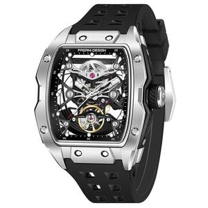 Montre mécanique automatique pour homme PAGANI DESIGN PD-YS018, modèle tendance, avec boîtier ajouré, en promotion. - Product Image 1
