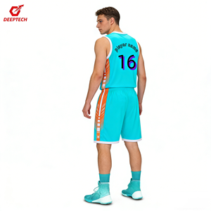 Uniforme de Baloncesto Masculino de Alta Calidad, Tela de Malla Transpirable, Jersey Personalizado para Equipos, OEM, ODM, Venta al Por Mayor con MOQ Bajo, Gran Venta en EE. UU. - Product Image 4