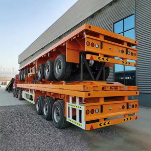 Semirremolque de Plataforma de Alta Calidad, 2 Ejes, 40 Pies/45 Pies, Semirremolque Intermodal en Venta, Chasis Esquelético para Contenedores - Product Image 5