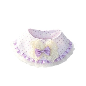 Pañuelo ajustable a cuadros con lazo para perros, mezcla de algodón, estilo dulce, accesorio para mascotas para todas las estaciones - Product Image 2