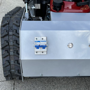 Бесплатная доставка на заказ с дистанционным управлением газонокосилка Мини Rc робот газонокосилка с насадками для снегоочистителя - Product Image 6