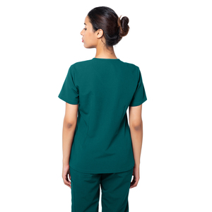<span class=keywords><strong>Pantalon</strong></span> de Jogging Ample Droit Évasé Yuhong pour Femmes, <span class=keywords><strong>Blanc</strong></span>, en Tissu Polyester Élasthanne, Uniforme Médical de Docteur - Product Image 3