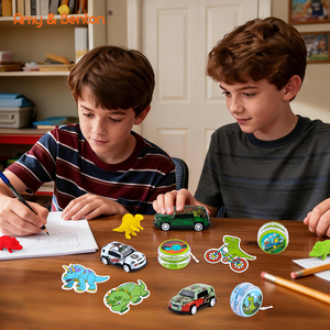 OEM Artículos para Fiestas de Dinosaurios, Rellenos para Bolsas de Regalo de Cumpleaños de Dinosaurios, Yo-yo de Dinosaurio, Borrador, Pegatina, Coches de Juguete Metálicos con Retrofricción para Niños - Product Image 6