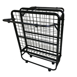 Nero di alta qualità portatile campeggio all'aperto Picnic viaggio pieghevole letti per adulti con materasso con struttura in metallo - Product Image 3