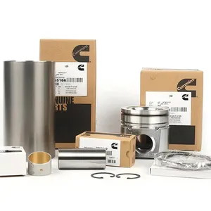 Diesel Engine Parts Cylinder liner kits for Cummins 4BT 6BT 5.9 6D102 piston with rings and pin 3904166 3928673 3802747 3957