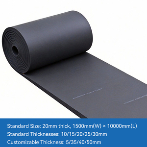 Vente en gros de panneaux d'isolation thermique pour toitures et murs en NBR modernes, ignifuges, résistants au feu, en mousse de caoutchouc, panneaux d'isolation en mousse PVC - Product Image 5