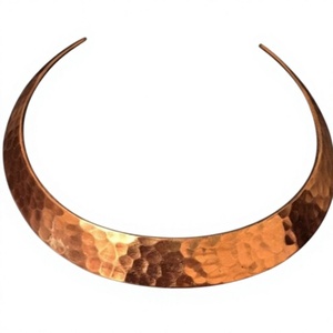 Modern Copper Necklace with Beautiful Handmade Detailing Perfect for Daily Wear and Gift Purposes - Product Image 1