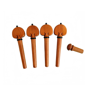 Pièces <span class=keywords><strong>de</strong></span> <span class=keywords><strong>violon</strong></span> en bois <span class=keywords><strong>de</strong></span> jujube 4/4 3/4 1/2 1/4 1/8, accessoires <span class=keywords><strong>de</strong></span> <span class=keywords><strong>violon</strong></span> avec incrustation <span class=keywords><strong>de</strong></span> nacre, mentonnière, chevalet, cheville et bouton <span class=keywords><strong>de</strong></span> queue - Product Image 4