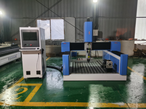 เครื่องแกะสลักโฟม EPS แบบโรตารี่เอ็กซ์ซิส รุ่น 1313 1315 Downdraft Bed Router แบบเส้นตรง ATC พร้อมมอเตอร์เกียร์ 6-9KW Reces - Product Image 2