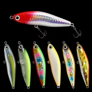 Runtoo 14g 70mm stickbaits artificiels coulant crayon leurres bâton appât eau salée en plastique dur leurre de pêche