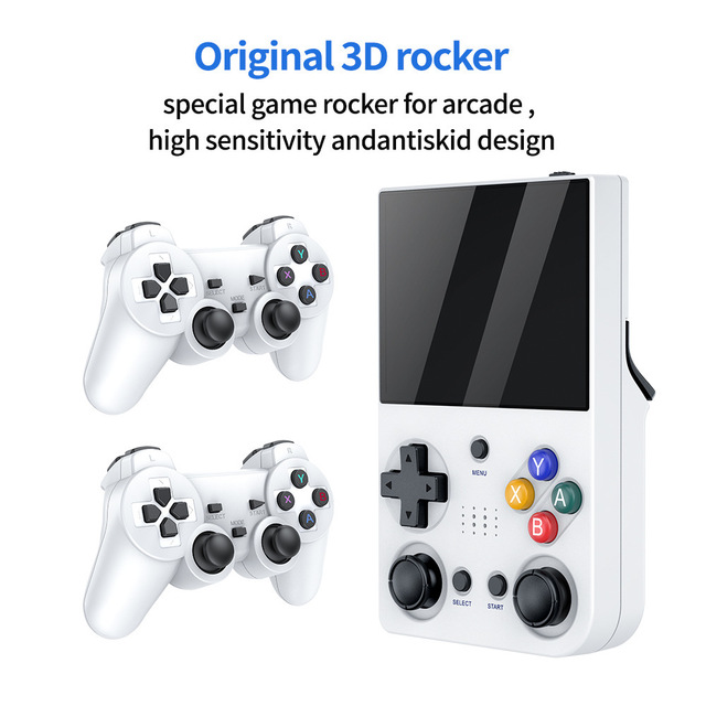 M21 Handheld Game Console 3.5Inch IPS Linux 64GB 3000mAh Wireless Controllers 10000+Games Dual Joysticks Gaming Player