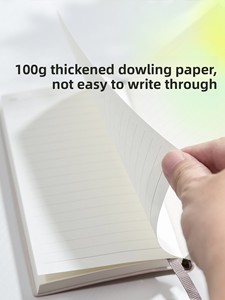 A6 tùy chỉnh Pocket-Sized softcover kế hoạch máy tính xách tay nhỏ Dày da Bìa thuận tiện xách tay Memo Pad tiện dụng Nhật ký - Product Image 3