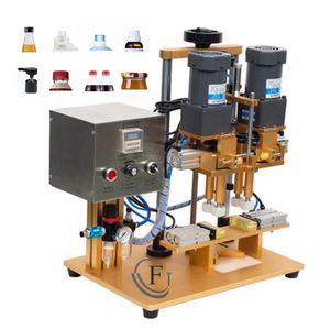 Máquina taponadora de vidrio semiautomática de escritorio, máquina taponadora de botellas, taponadora eléctrica neumática, máquina taponadora de tornillos - Product Image 1
