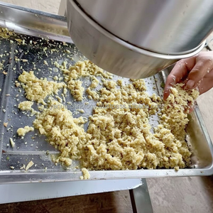 Usine alimentaire de traitement de pâte de piment Machine de broyage d'ail Processus de pâte d'oignon faisant l'équipement de fabrication de pâte de tomate électrique - Product Image 1