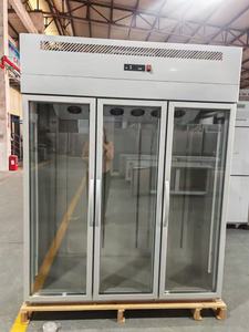 Congélateur vitrine à double porte avec système No Frost, réfrigérateur commercial en acier inoxydable pour supermarché et magasin de proximité - Product Image 6