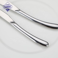 Ensemble de couverts en acier inoxydable 18/8 robuste et durable, couteau, fourchette, cuillère, pour hôtels et restaurants de luxe