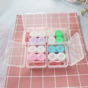ขายร้อนใส2 In 1Cajas De Lentes De Contacto น่ารักคอนแทคเลนส์กรณีเดินทางด้วยซิลิโคนคอนแทคเลนส์ Remover - Product Image 5
