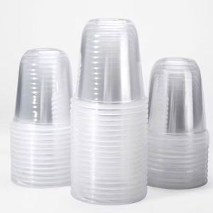 Gobelets en plastique PET en forme de U de 89/90 mm avec logo personnalisé, gobelets jetables en plastique compostable pour thé au lait à bulles et eau gazeuse - Product Image 6