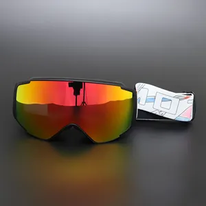 Yijia optik toptan nokta anti-çizik açık kayak gözlüğü 100% UV koruma spor çocuklar gençlik için kayak gözlükleri