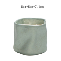 AIKUN Luxus-Keramik-Kerze Matte Anpassbare Kerzengläser Blumen-Keramik Duftkerze aus Sojawachs mit Speziellem Design